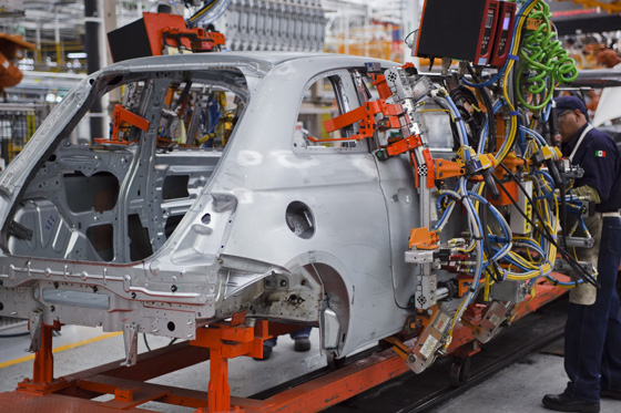 Fiat 500 - linia de productie
