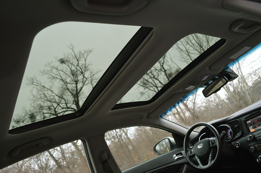 Test drive KIA Optima 2012 - trapa panoramica