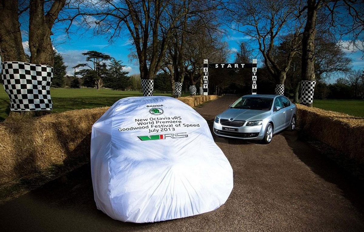 Skoda Octavia RS la Goodwood 2013