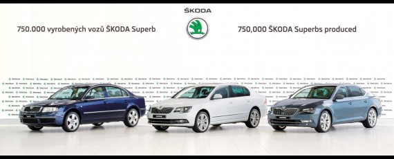 SKODA Superb - 750.000 de masini