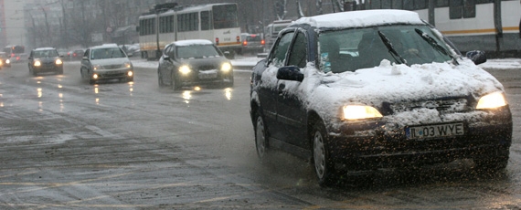 Circulatia auto iarna