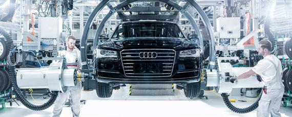 Audi A8 - fabrica Neckarsulm