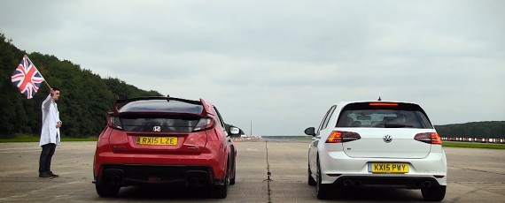 Honda Civic Type R vs VW Golf R