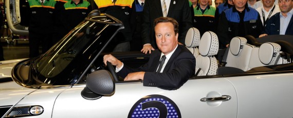 Fabrica MINI - premierul David Cameron