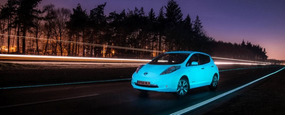 Nissan Leaf fosforescent