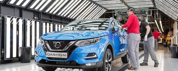 Nissan Qashqai facelift - fabrica Sunderland