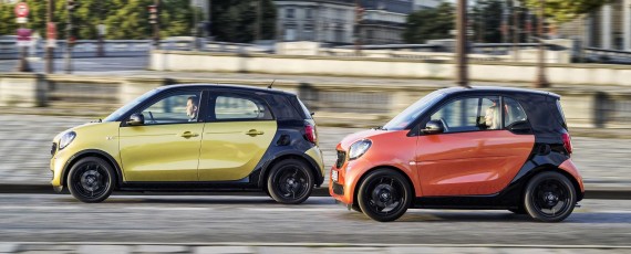 Noile smart fortwo si forfour
