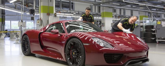 Porsche 918 Spyder - finalul productiei