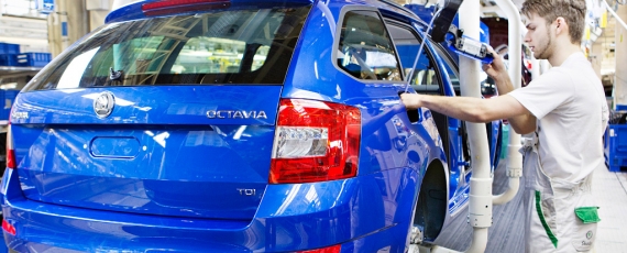 Asamblarea noii Skoda Octavia Combi