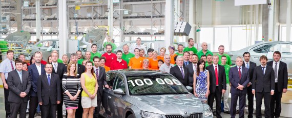 SKODA Superb - 100.000 exemplare fabricate, generatia a 3-a