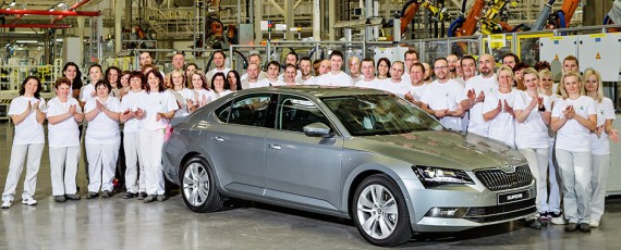 Noua Skoda Superb 2015 - inceperea productiei