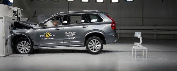 Noul Volvo XC-90 - test Euro NCAP