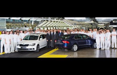 Noua Skoda Superb - inceperea productiei