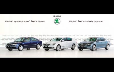SKODA Superb - 750.000 de masini