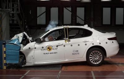 Alfa Romeo Giulia - teste Euro NCAP