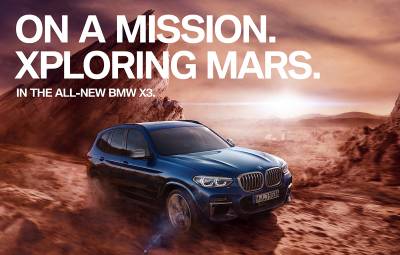 BMW X3 - On a Mission Xploring Mars