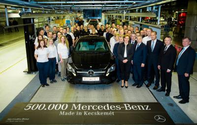 Mercedes-Benz - 500.000 de masini fabricate la Kecskemet