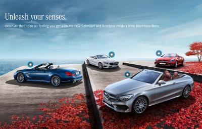 Mercedes-Benz Cabriolet - Unleash your senses