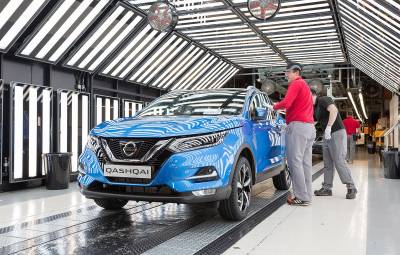 Nissan Qashqai facelift - fabrica Sunderland