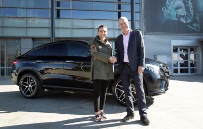 Simona Halep - ambasador Mercedes-Benz in Romania