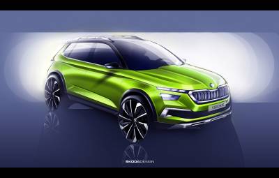 SKODA VISION X - schita Geneva 2018