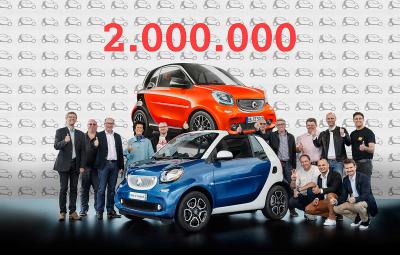 smart - 2.000.000 de masini vandute