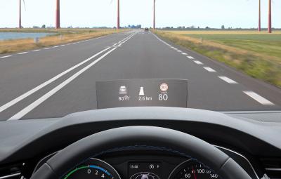 Noul VW Passat - head-up display