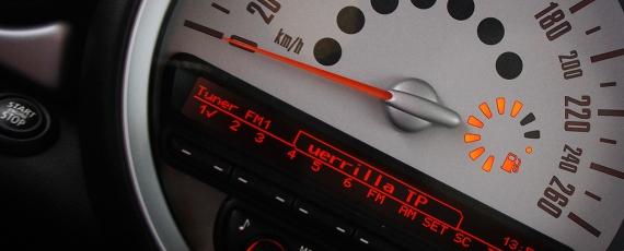 A huge speedometer...