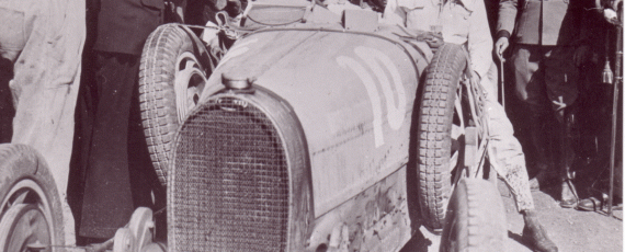 Targa Florio, 1929: Albert Divo la volanul modelului Bugatti Type 35
