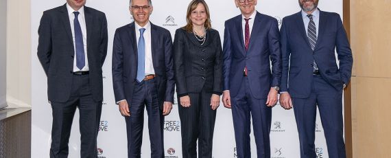 Jean Baptiste de Chatillon, Carlos Tavares, Mary Barra, Karl Thomas Neumann și Dan Ammann