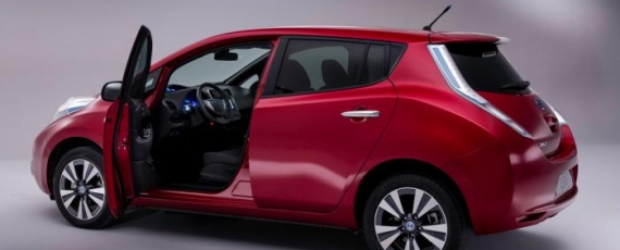 Nissan Leaf facelift - lateral
