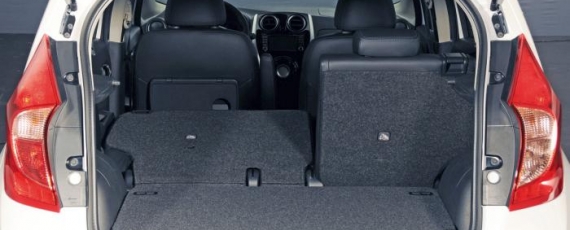 Noul Nissan Note - portbagaj
