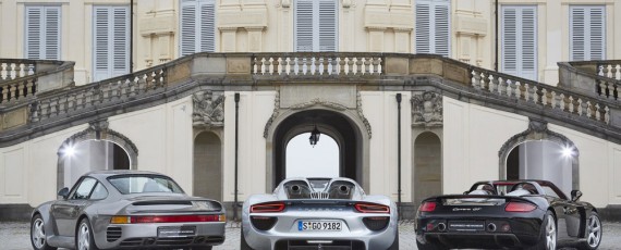 Porsche 918 Spyder - alaturi de Carrera GT şi 959 (02)