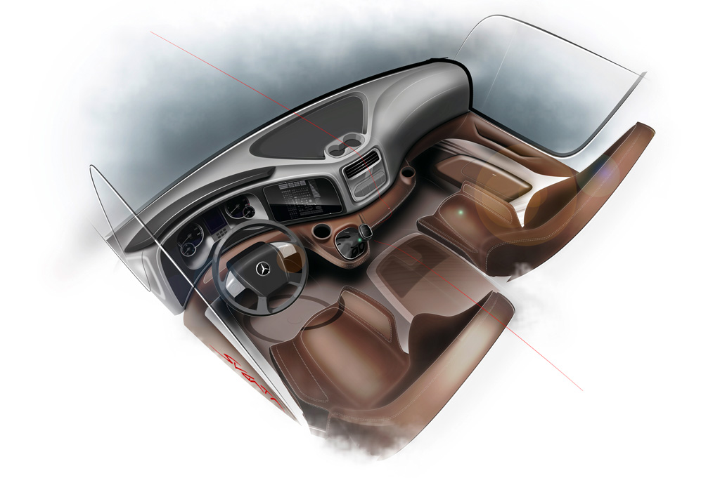 Mercedes-Benz Atego - interior