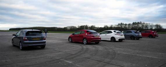 Honda Civic Type R - duel intre generatii