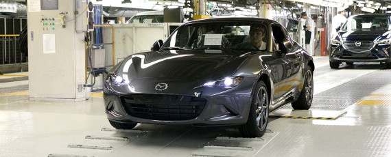 Mazda MX-5 RF - startul productiei