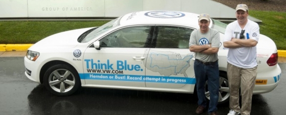 VW Passat record consum SUA