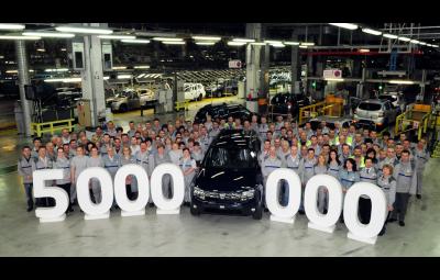5.000.000 de masini Dacia fabricate la Pitesti