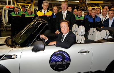 Fabrica MINI - premierul David Cameron
