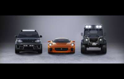 Masinile Jaguar Land Rover din filmul SPECTRE cu James Bond