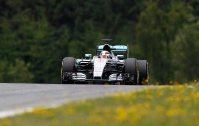 Lewis Hamilton - pole position Austria 2015