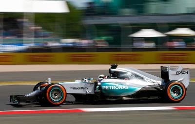 Lewis Hamilton - pole position Silverstone 2015