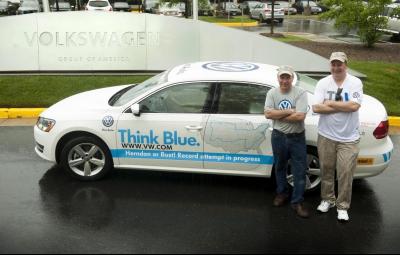 VW Passat record consum SUA