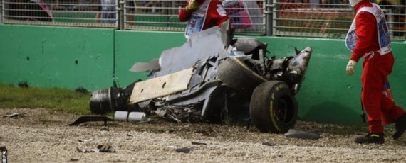 Accident Alonso-Gutierrez Australia 2016 (01)