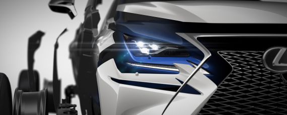 Lexus NX facelift - teaser