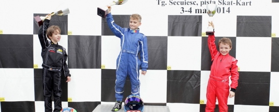 Cupa FRK, circuitul de la Targu Secuiesc, podium clasa Pufo