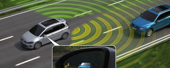Noul Golf Sportsvan - Blind Spot Assist